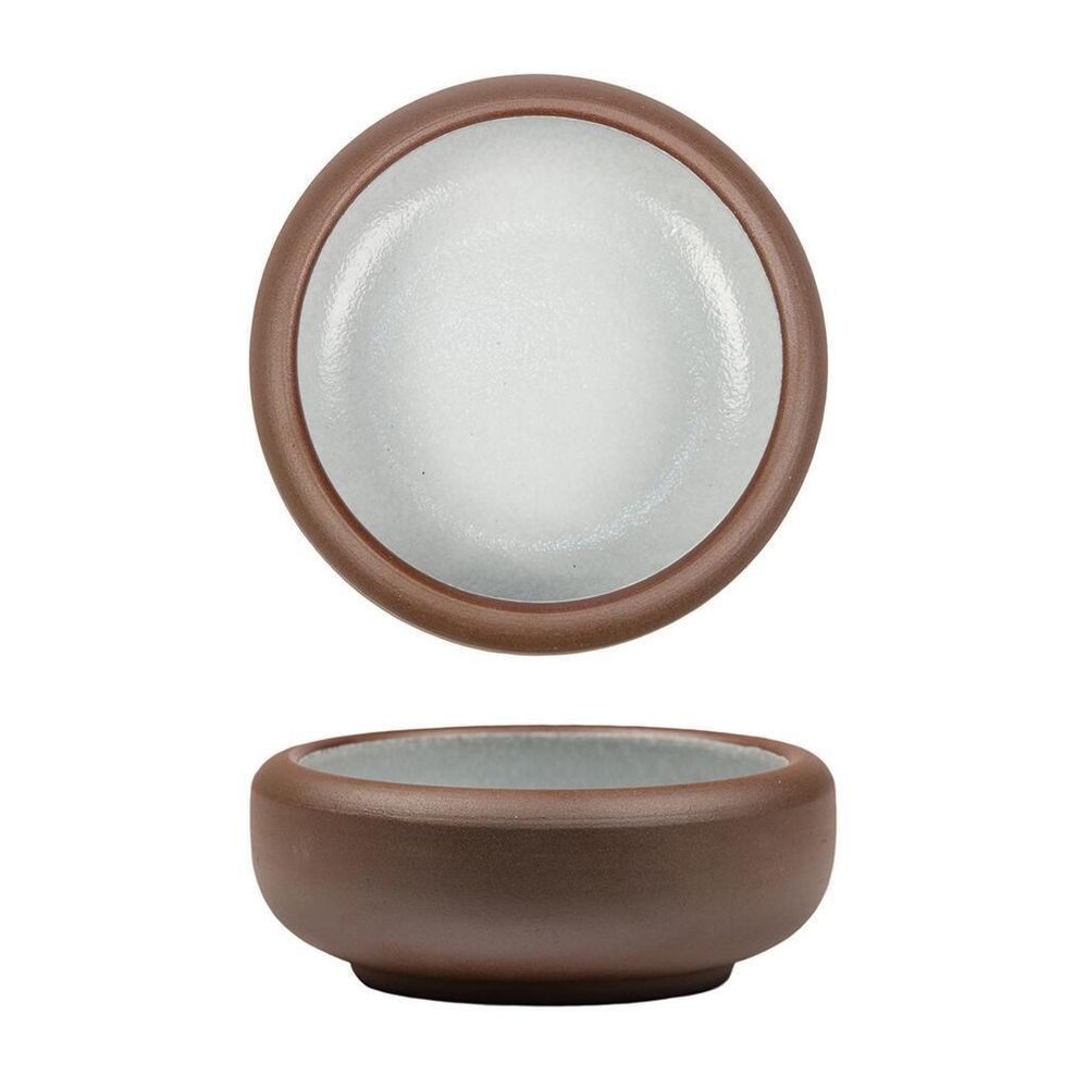Салатник 200 мл d 11 cм h4 cм емкость для закусок White Matt New Brown Taiga P.L. [6]