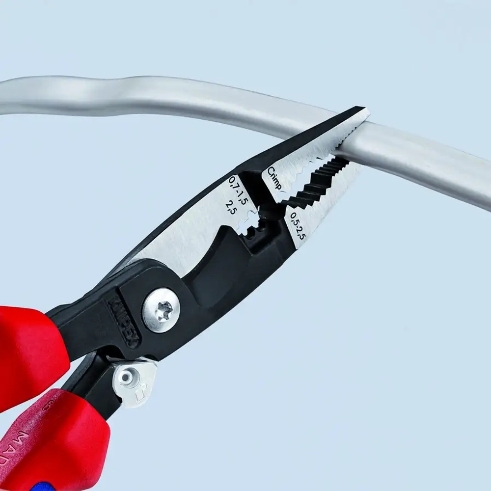 Электромонтажные клещи черненые 200 мм Knipex 13 92 200