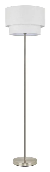 Торшер NewRgy 4083AFL SATIN NICKEL+LIGHT FLAX, 40 Вт, никелевый и сатиновый