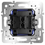 Механизм выключателя двухклавишного Voltum S70 VLS0201M