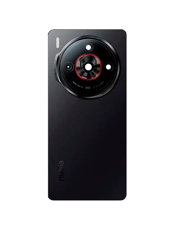 Задняя крышка для ZTE Nubia Z60S Pro черная (Black) со стеклом камеры