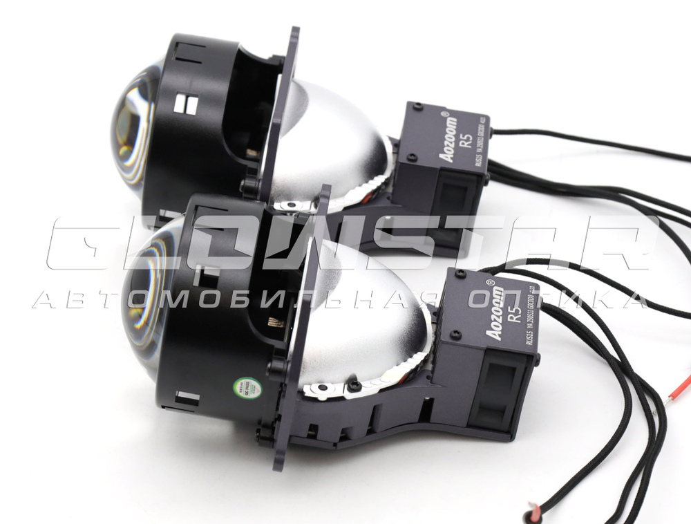 Билед модули Aozoom R5 2025 3.0 дюйма, 2 чипа, 5500K, 12V, 75W/83W, крепление 3R (комплект, 2шт)