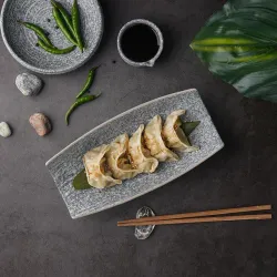 Блюдо прямоугольное 25*12 см h5,5 см Side Up4 Stone Taiga P.L. Proff Cuisine [1]