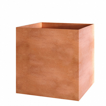 Кашпо CUBE RED CLAY 70x70x70