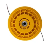 Катушка триммерная полуавтоматическая, легкая заправка лески, гайка M10x1.25, винт M10-M10, подшипник Denzel — фото 4