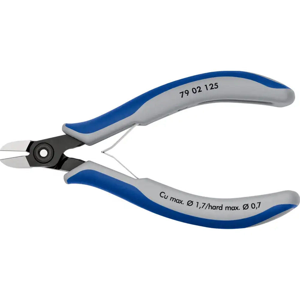 Прецизионные кусачки боковые для электроники чернёные 125 мм Knipex 79 02 125