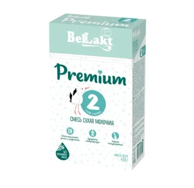 Смесь сухая молочная Беллакт Premium 2 от 6 до 12 месяцев