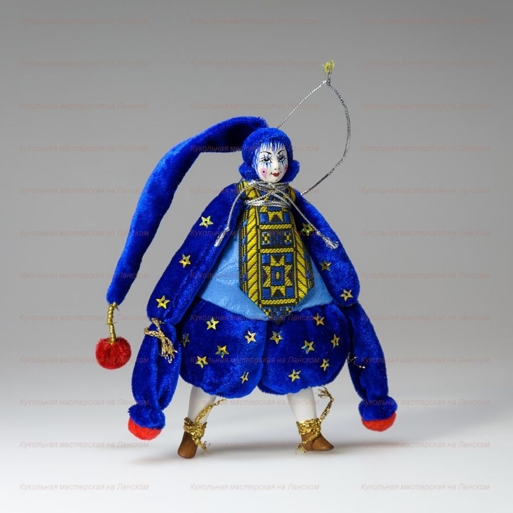 Ёлочная игрушка Клоун Звездочёт