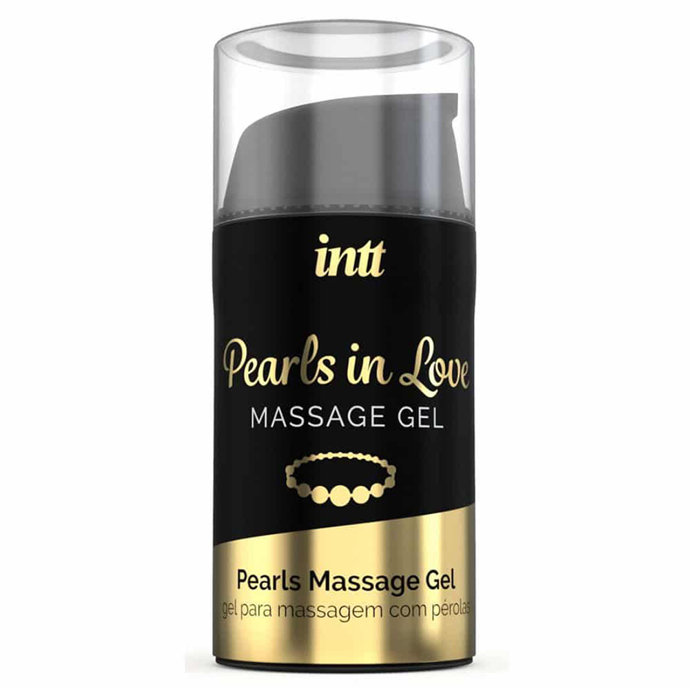 Набор для интимного массажа INTT Pearls in Love Massage Kit with Silicone Gel & Pearl Necklace