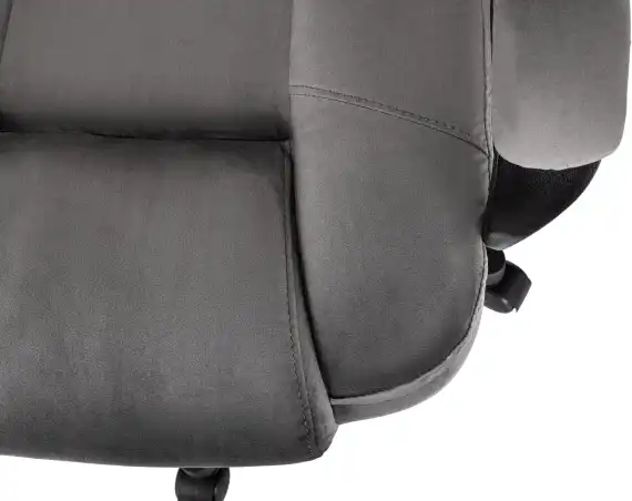 Кресло руководителя Бюрократ CH-800 Fabric темно-серый крестов. пластик
