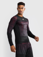 Рашгард Venum G-Fit Air Rashguard Deep Black/Fire Red L/S