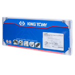 KING TONY (3034MR) Набор торцевых головок с принадлежностями 3/8", 12-гранные, 6-19 мм и E4-E18, 36 предметов