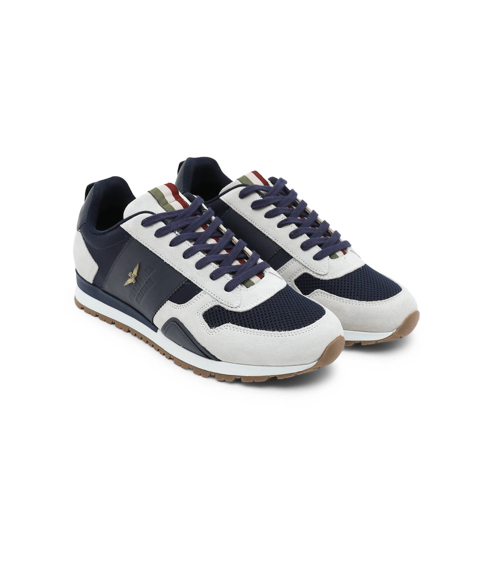 Кожаные кроссовки Aeronautica Militare - темно-синий(SC246CT3106)