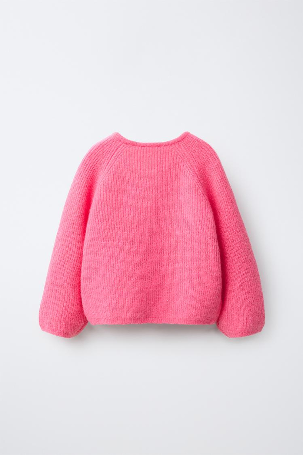 ZARA ОДНОТОННЫЙ КАРДИГАН, РОЗОВЫЙ