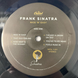 Винтажная виниловая пластинка LP Frank Sinatra Nice N Easy (США 2009) Original Master Recording