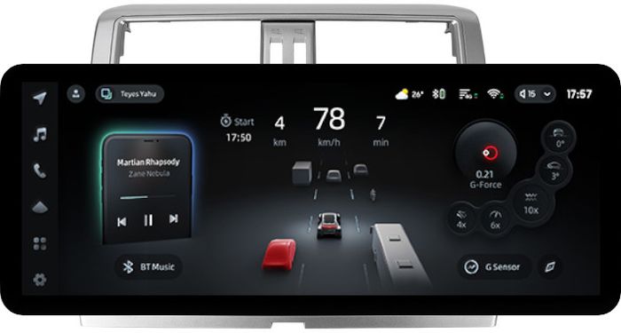 Магнитола для Toyota Land Cruiser Prado 150 2014-2017 - Teyes CC4PRO монитор 12.3" 2K QLED + рамка 10, Android 13, Быстрейшая, Snapdragon 778G, ИИ, CarPlay, DSP, 4G SIM-слот