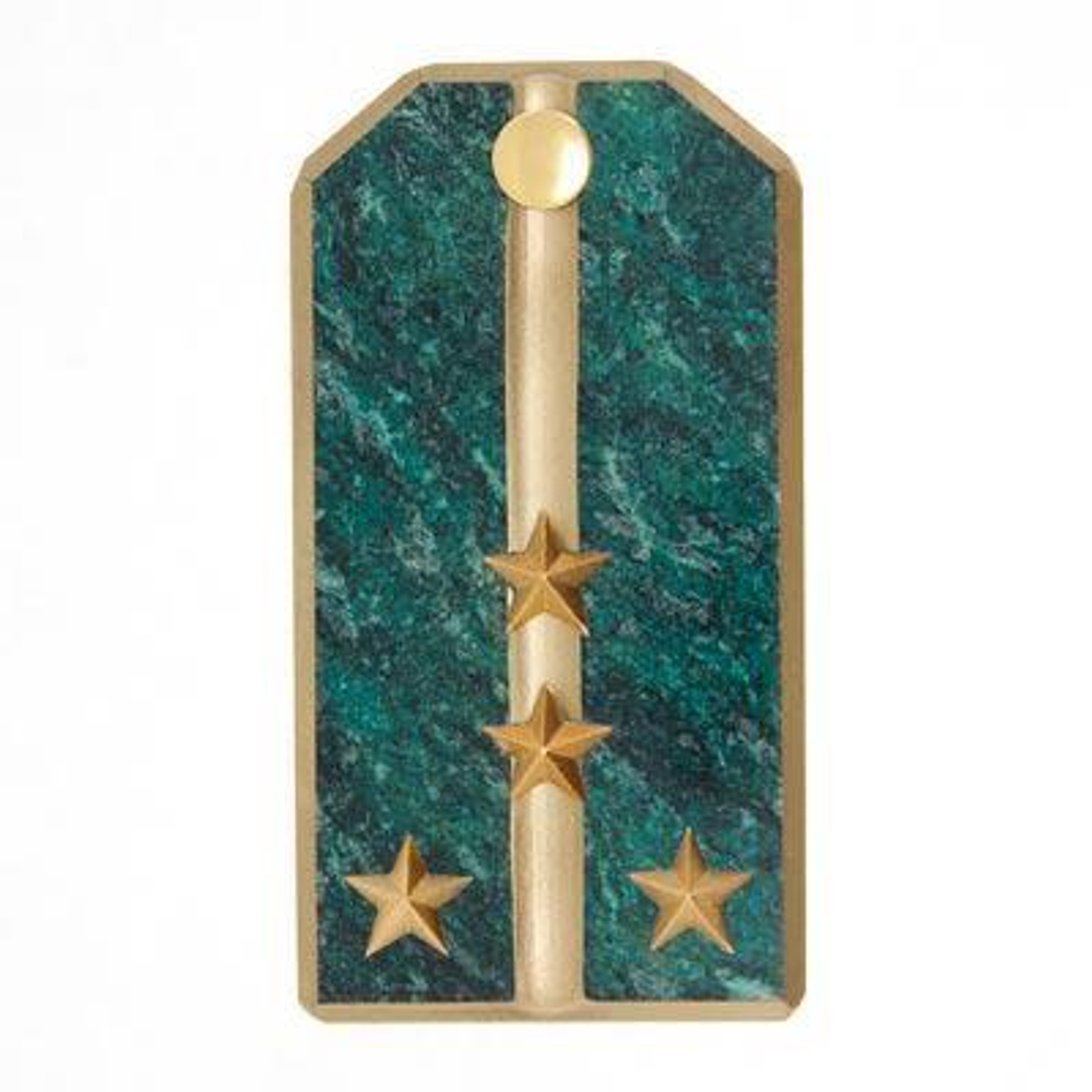 Магнит "Капитан" камень змеевик 95х55 мм 80 гр. R113873