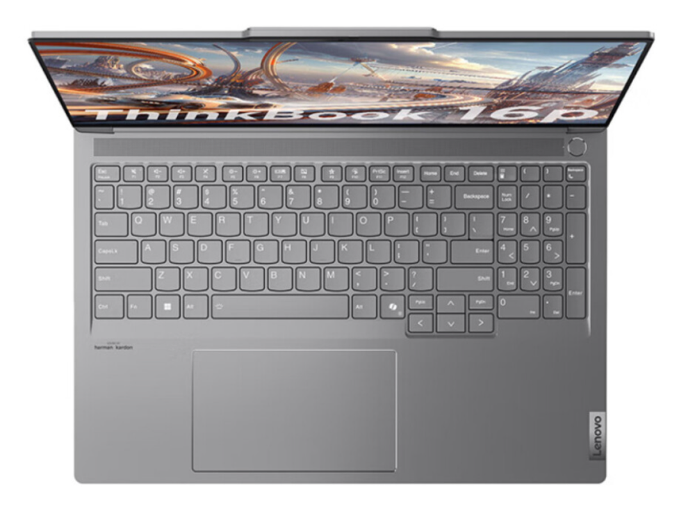 16" Ноутбук Lenovo ThinkBook 16p (2560x1600, AMD Ryzen 7 6800H, RAM 32ГБ, SSD 256ГБ, Nvidia GeForce RTX 4050, Windows 10 Pro)