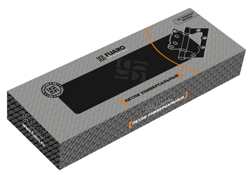 Петля универсальная без врезки IN4500W AC (500-2BB 100x2,5) медь
