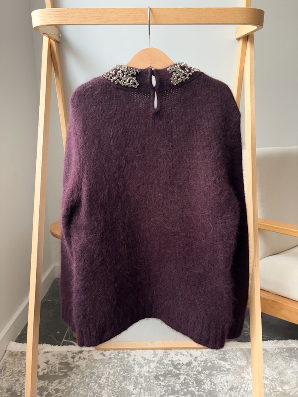 Шерстяной джемпер с ангорой Ermanno Scervino, 140
