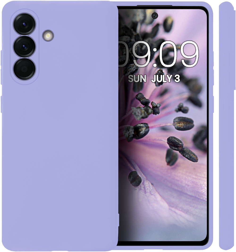 Мягкий Soft Touch чехол из силикона для SAMSUNG A56 / A36 с бархатной подкладкой