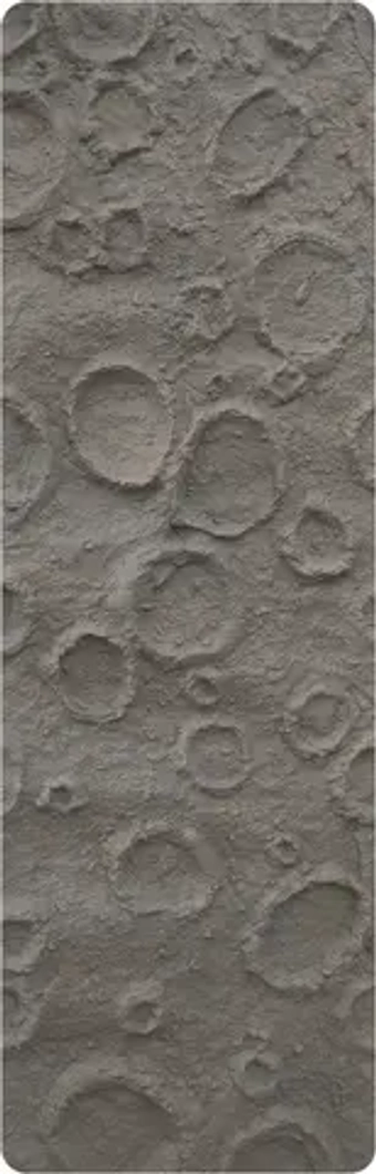 Полиуретановая панель, Муар, Серый / PU MOIRE Stone panel, 3-Grey, 2400х600 мм