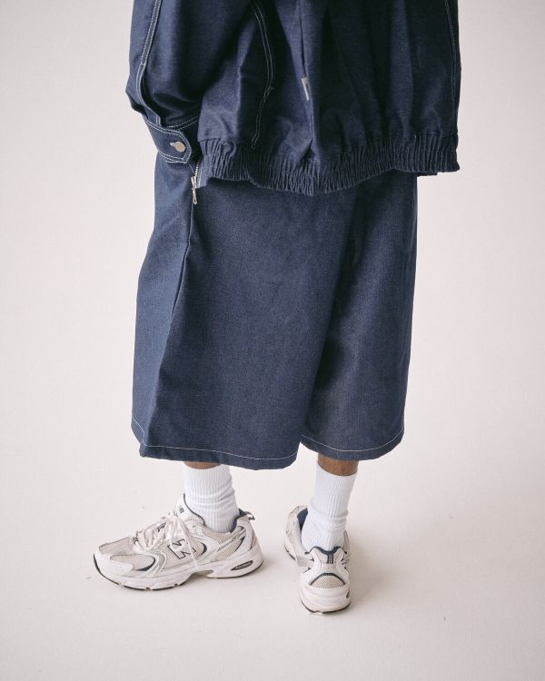 Шорты Baggy Bermuda Denim темно-синие - фото 3