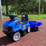 Детская Каталка  EVERFLO Tractor ЕС-913Т blue c прицепом