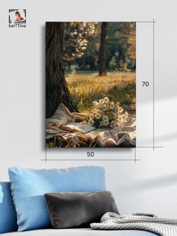 Картина Страницы лета на стену 50x70см 1шт.