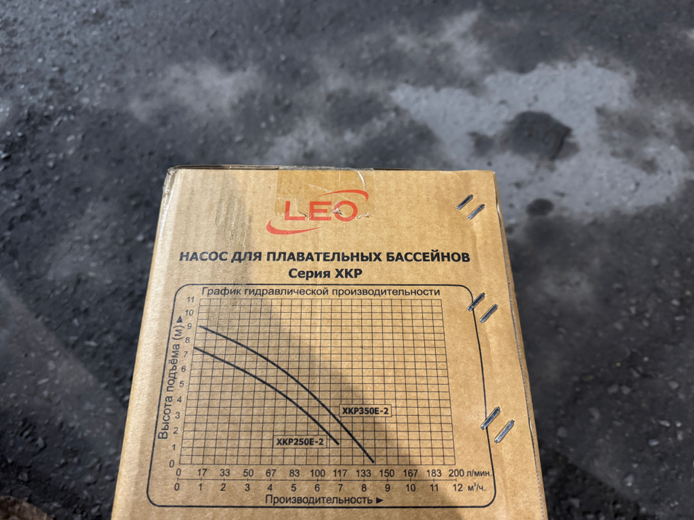 Насос для бассейна "LEO" модель XKP350E-2