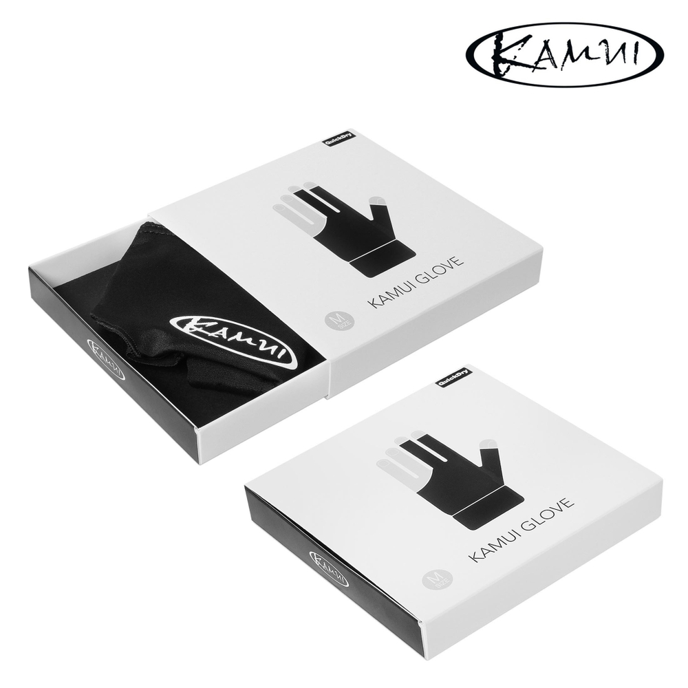 Перчатка для бильярда "Kamui QuickDry" черная левая XXL