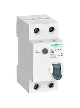 Дифференциальный автомат (АВДТ) Systeme Electric City9 Set 1P+N С20А 6kA 10мА Тип-A