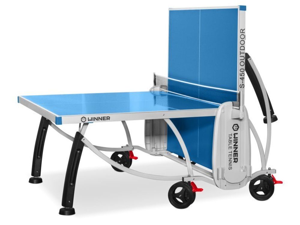 Теннисный стол всепогодный "Winner S-480 Outdoor" (274 х 152,5 х 76 см) с сеткой