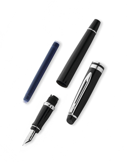 Подарочный набор Waterman Expert с перьевой ручкой и чехлом Black CT перо M