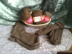 Пряжа Зимняя сказка, 50г, 300м, 100%козий пух (цена за 1шт)