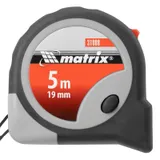 Рулетка Continuous fixation,5 м х 19 мм,двухкомпонентный корпус,плавная фиксация Matrix — фото 4