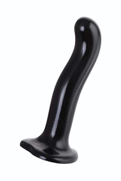 Черный стимулятор для пар P&G-Spot Dildo Size L - 19 см. (Цвет: черный)