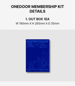 Членство BOYNEXTDOOR ONEDOOR MEMBERSHIP KIT