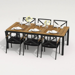 Стул Ideal Patio ФЕСТА черный - каркас карбон