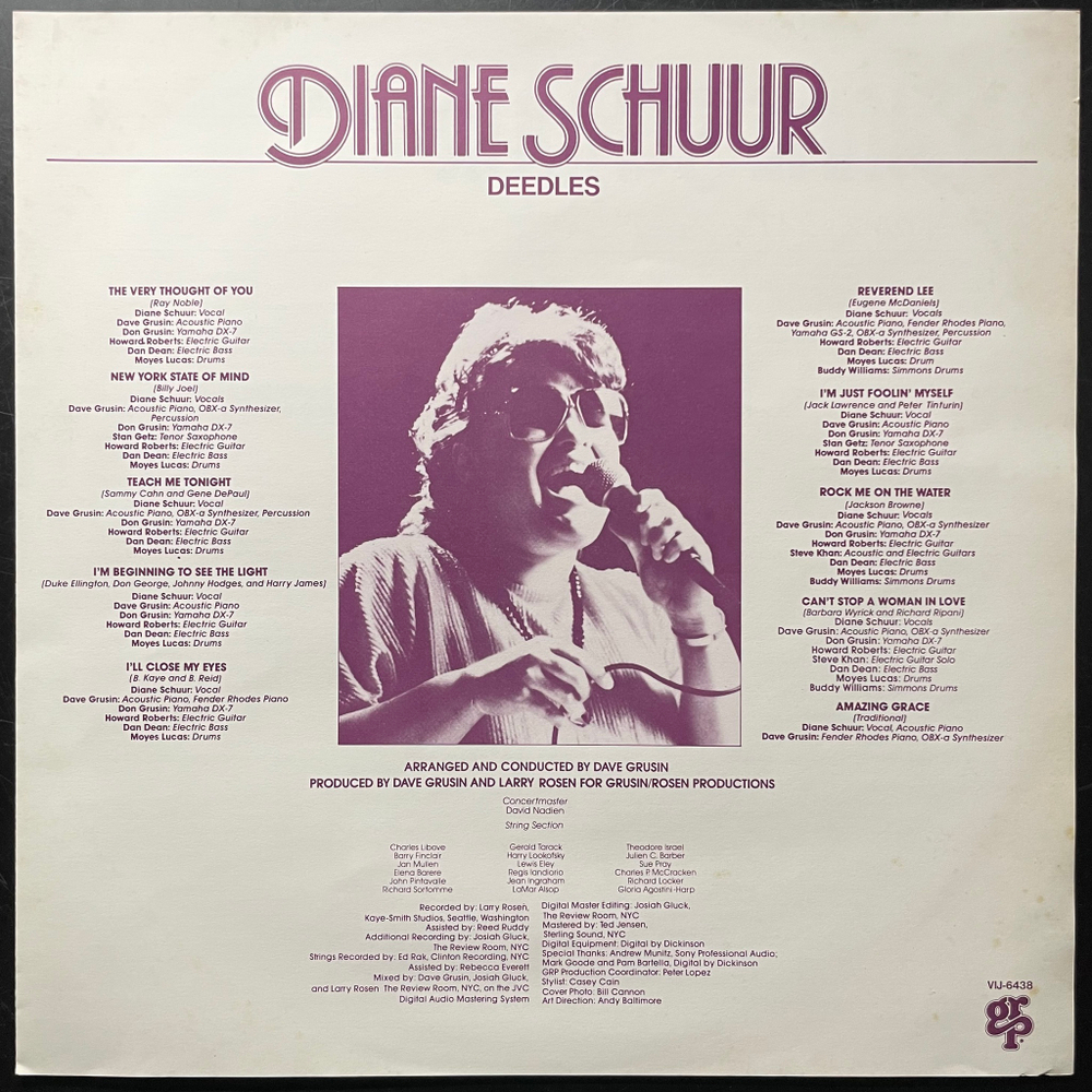 Diane Schuur ‎– Deedles (Япония 1984г.)