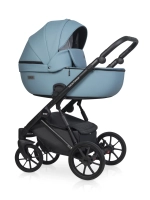 Коляска 2 в 1 Riko Basic Montana Ecco цвет 16 Blue (голубой)