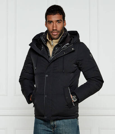 Пуховая куртка 2в1 GUESS - черный(M4BL43 WGJR2)