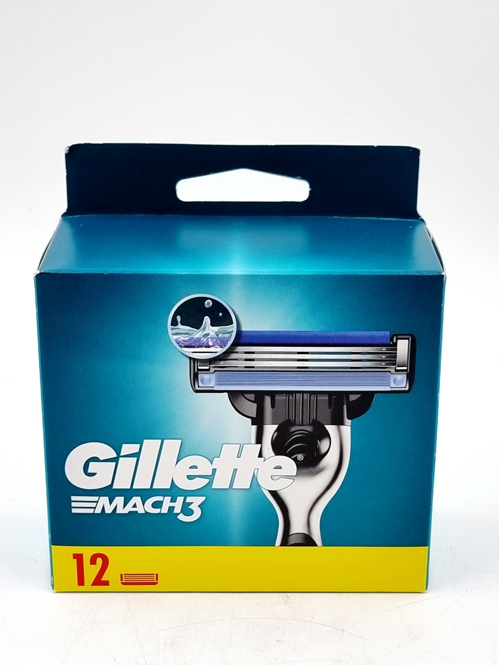 Лезвия для бритвы Gillette  MACH 3, в упаковке 12 сменных лезвий (Германия)
