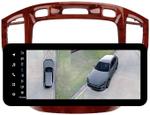 Магнитола для Toyota Highlander 1 XU20 / Kluger / 2000-2007 - Teyes LUX ONE 360 монитор 12.3" 2K QLED на Android 10, Быстрая, CarPlay, 4G SIM-слот, 4 камеры в комплекте
