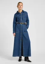 Платье MAXI DENIM UTILIT 112370993