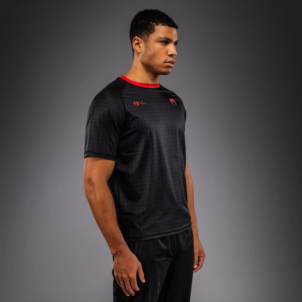 Тренировочная футболка Venum x Roger Gracie Signature Black/Red
