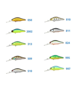 Воблер для рыбалки ZIPBAITS Khamsin Jr. DR, 50мм, 4.2гр., заглубление 1.0-1.5м., цвет 509R, суспендер