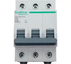 Автомат Systeme Electric City9 Set 3П 50А-С 4,5кА 38051