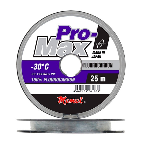 Леска Pro-Max Fluorocarbon 0,17 мм., 2,9 кг, 25 м, прозрачная