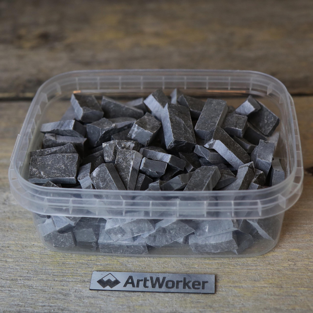 Колотый натуральный камень NS23 коричневого цвета 350г ArtWorker